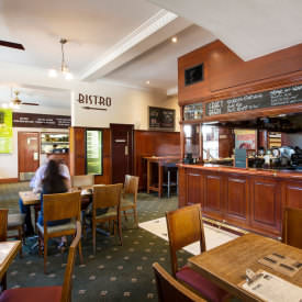 Kirribilli Hotel has a friendly atmosphere and we are ready for your order in the bar